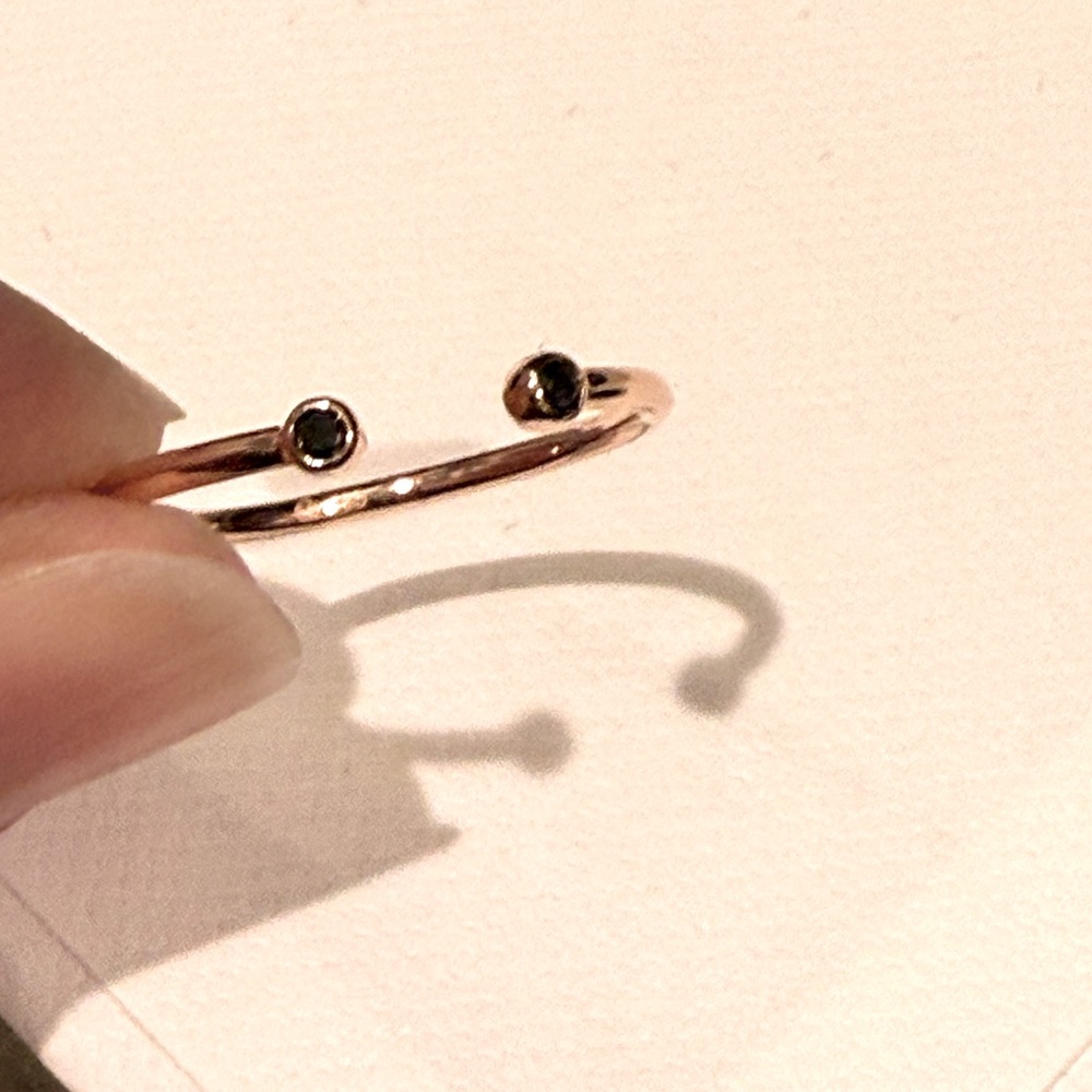 Mejuri rose gold ring